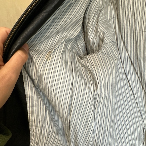 Mike and Chris leather jacket. Black. Women’s small - Picture 5 of 16